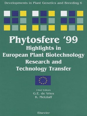 cover image of Phytosfere'99--Highlights in European Plant Biotechnology Research and Technology Transfer